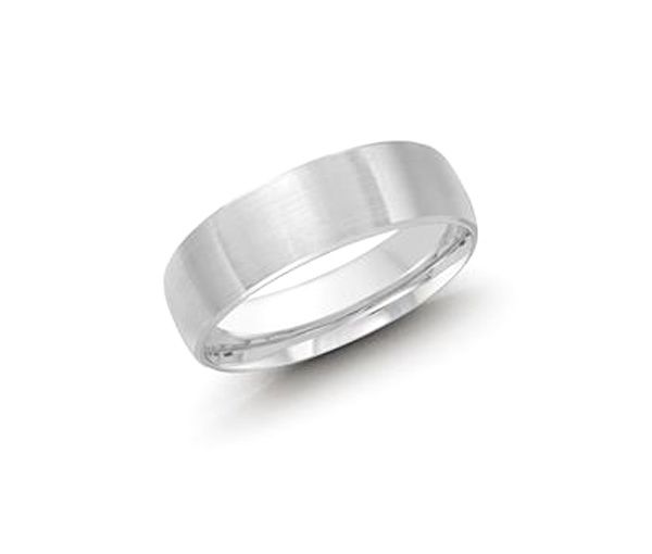 JONC HOMME EN OR 10K BLANC 7MM DE LARGEUR JONC HOMME EN OR 10K BLANC 7MM DE LARGEUR